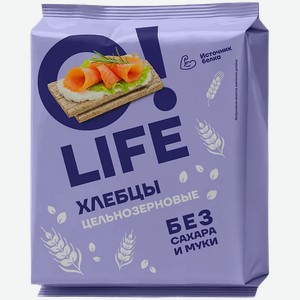 Хлебцы пшеничные O!LIFE/ОЛАЙФ цельнозерновые 100г