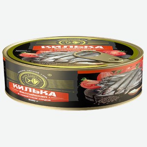 Килька ЗНАК КАЧЕСТВА Балтийская в томатном соусе, 240г