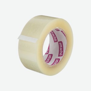 Клейкая лента упаковочная Attache 48 мм x 132 м 45 мкм прозрачная (морозостойкая) (К)