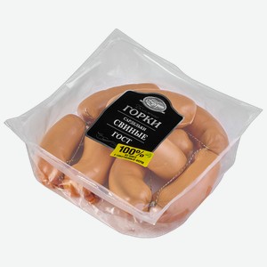 Сардельки СВИНЫЕ, ГОСТ (Дмитрогорский МК), 100г