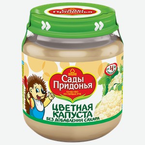 Пюре САДЫ ПРИДОНЬЯ, цветная капуста, 120г
