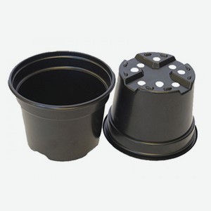 Горшок для рассады пластиковый V 750, d12 черный