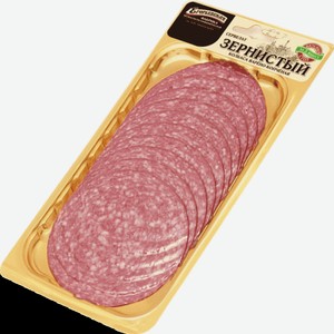 Колбаса Сервелат Зернистый варенокопченая 0.1 г