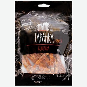 Рыба лента Таранка соленая сушеная соломка с перцем, 70г