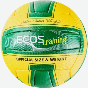 Мяч волейбольный ECOS Training р. 5, Арт. 998196