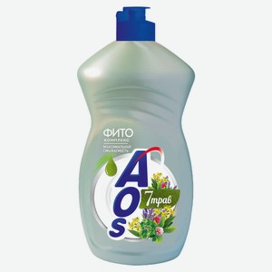 Средство для мытья посуды Aos Фитокомплекс 7 трав, 450 мл