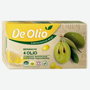 Крем на растительном масле DE OLIO 4 масла, 72,5%, 180г