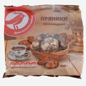Пряники АШАН Красная птица шоколадные, 300 г