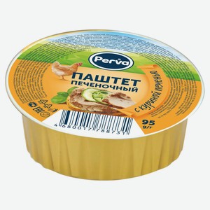 Паштет Perva Extra с куриной печенью, 95 г