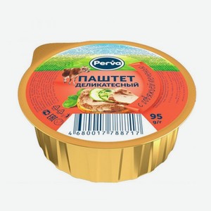 Паштет Perva Деликатесный с говяжьей печенью, 95 г