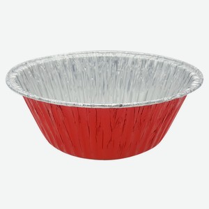 Форма для запекания одноразовая алюминевая красная, 185х71 мм