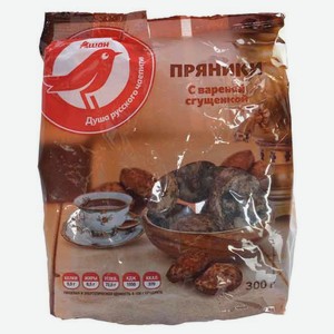 Пряники АШАН Красная птица с вареной сгущенкой, 300 г