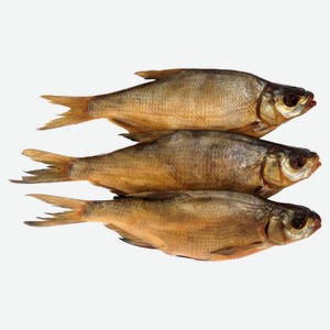 Лещ холодного копчения «Олива» с головой не потрошеный, вес