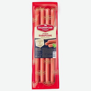 Сосиски Владимирский стандарт Баварские, 420 г