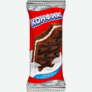 Пирожное Confestory Конфик бисквитное с какао и сливочным вкусом 30г, 30 г
