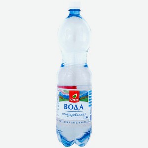 Вода ОКЕЙ мин.питьев.негаз.1,5л ПЭТ