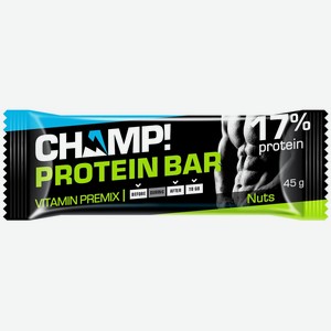 Батончик протеиновый Champ орех 45 г