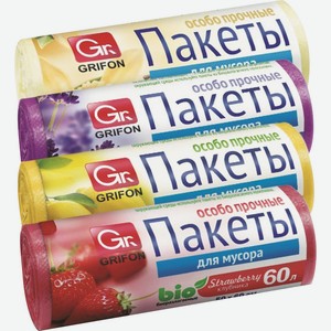 Пакет Д/мусора Грифон Био Микс 30л 20шт