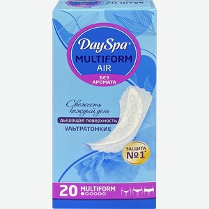 Прокладки ежедневные DAY SPA мультиформ без аромата, 20шт