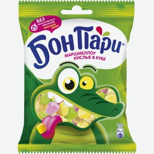 Маршмеллоу Кислые в кубе Бон Пари 65г