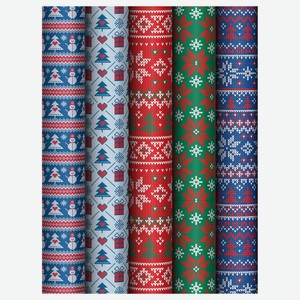 Упаковочная бумага глянц. 70*100см, MESHU  Nordic , 80 г/м2,