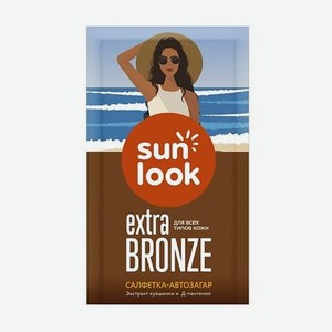 SUN LOOK Салфетка-автозагар для лица и тела для любого цвета кожи