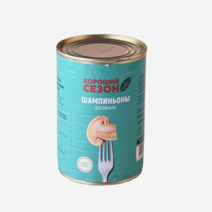 Шампиньоны резанные 400/425мл ж/б