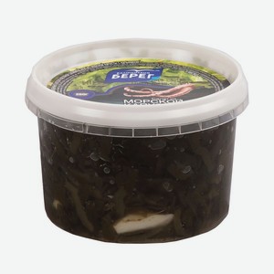 Салат из морской капусты с кальмаром в уксусно-масляной заливке Балтийский берег 250гр