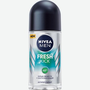 Антиперспирант Nivea Men Fresh Kick ролик 50мл, 50 мл
