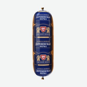 Колбаса Вареная Деревенская Ферма Омский Бекон 400г