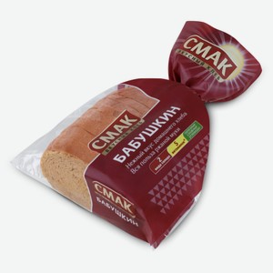 Хлеб Смак Бабушкин пшенично-ржаной в нарезке, 230 г, пакет