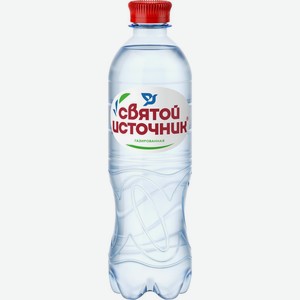 Вода минеральная СВЯТОЙ ИСТОЧНИК стол. газ. ПЭТ, Россия, 0.5 L