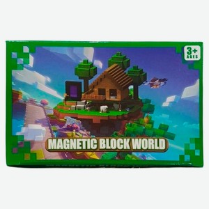 Конструктор магнитный minecraft, 48 деталей