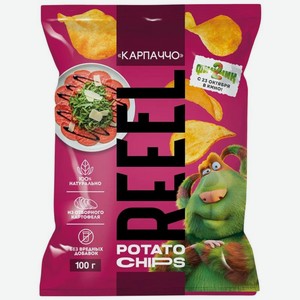 Чипсы Reeel со вкусом Карпаччо картофельные 100г, 100 г