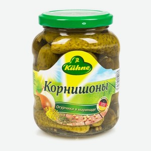 Корнишоны Kuhne в маринаде консервированные 330 г