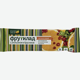 Фруктовый Батончик Фрутилад, Апельсин-брусника, 30 Г