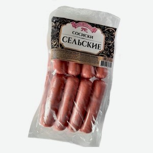 Сосиски Сельские Мясная коллекция, 1 кг