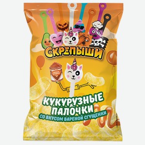 Кукурузные палочки СКРЕПЫШИ Вареная сгущенка, 50г