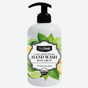 DEEP FRESH Мыло жидкое для мытья рук Mediterranean Lemon, 500 мл