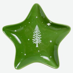 Тарелка в форме звезды с рисунком, 22.9*22*2.8CM, арт.NBXP-2
