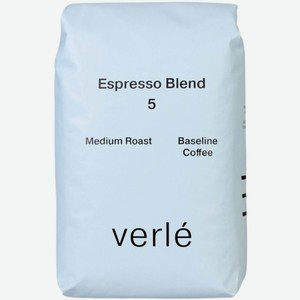 Кофе в зернах Verle Blend №5 натуральный жареный 1кг, 1 кг