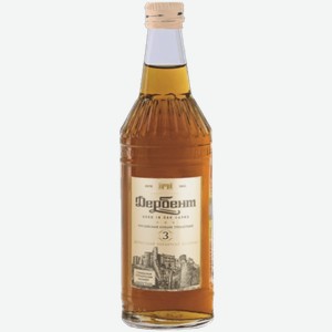 Коньяк Российский коньяк трехлетний Дербент 0.1л