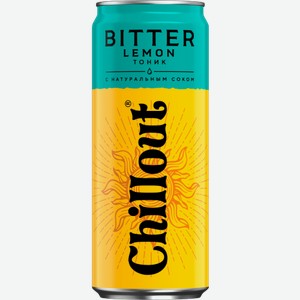 Вода Chillout Bitter Lemon 0.33л