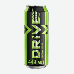 Напиток б/а энерг. газ. Драйв Ми Ориджинал 0,449 ж/б