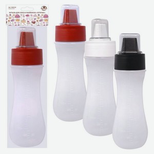 Бутыль MultiDom для соуса и майонеза с сеткой 22х7 см в ассортименте