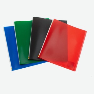 Папка «Каждый день» с прозрачными вкладышами А4 60 л, 1 шт в ассортименте