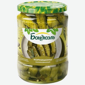 Корнишоны Bonduelle маринованные 540г, 580 мл