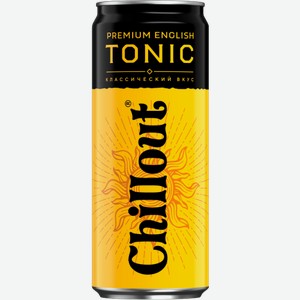Вода Chillout Premium English Tonic 0.33л