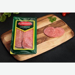 Колбаса МК ВЕЛИКОЛУКСКИЙ сервелат Финский в/к нар, Россия, 150 г