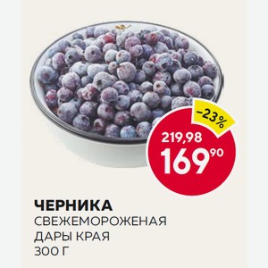 Черника С/м 300г Дары Края Контейнер